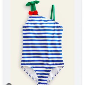 Mini Boden Cherry Swimsuit 2/3